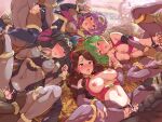  4boys 4girls alternate_costume big_breasts boris_(noborhys) dorothea_(fire_emblem) dorothea_arnault fire_emblem fire_emblem:_three_houses katarina_(fire_emblem) lene_(fire_emblem) long_hair male/female multiple_boys multiple_girls nintendo sex short_hair tharja 