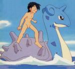 ash_ketchum hentai lapras navel nude penis pokemon yaoi