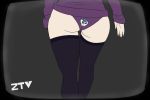 ass bottomless gif leg panties sexy socks sweater tv walking zone-tan