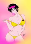  1girl bikini bikini_bottom bikini_top daniele_torres female female_only generation_x jubilation_lee jubilee marvel solo x-men 