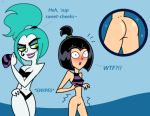 ass bikini danny_phantom embarrassed ember_mclain ghost purfectprincessgirl pussy samantha_manson