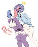  2_girls blush breasts british_flag cum cum_inside flawsyfag france france_(countryhumansgorl) french_flag futanari intersex original penis sex tongue_out united_kingdom_(countryhumansgorl) united_kingdom_(location) 