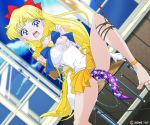  aino_minako bishoujo_senshi_sailor_moon blonde_hair blue_eyes censor_bar creature_in_pussy creature_inside gloves minako_aino partially_clothed sailor_venus serafuku skirt skirt_lift spread_legs torn_clothes vaginal zone707 