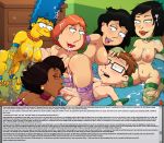  1_male 1boy 5_females 5girls 6_humans after_sex age_difference american_dad asian ass bed bedroom being_watched bent_over big_breasts black_hair blue_hair blush bonnie_swanson breasts brown_hair crossover cum cum_in_mouth cum_in_pussy cum_on_face cum_on_hair cum_string dark-skinned_female dark_skin donna_tubbs earrings english_text erection family_guy fellatio female_human group_sex hairless_pussy hiko_yoshida human human/human human_only indoors interracial kneel light-skinned_female light-skinned_male light_skin lois_griffin long_hair looking_back lying makeup male male/female male_human male_teen marge_simpson milf milf_vs_boy milfparty mostly_nude multiple_girls multiple_humans necklace nipples nude older_female oral orange_hair penis pussy questionable_consent reverse_gangbang sex short_hair slappyfrog slut_mother spread_legs standing steve_smith stockings story teen testicle the_cleveland_show the_simpsons younger_male 