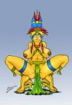  feet marge_simpson necronocimon_(artist) presenting_pussy sagging_breasts simon_(artist) spread_legs the_simpsons yellow_skin 