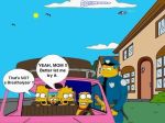  bart_simpson chief_wiggum cosmic cosmic_(artist) lisa_simpson maggie_simpson marge_simpson the_simpsons yellow_skin 