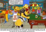  barney_gumble carl_carlson cosmic cosmic_(artist) homer_simpson marge_simpson moe&#039;s_tavern moe_szyslak the_simpsons yellow_skin 