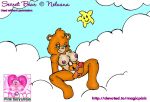  brown_fur care_bears full-package_futanari futanari masturbation nelvana nipples pink_fairy_lotus secret_bear the_care_bears 