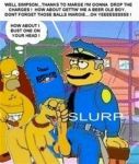 chief_wiggum cosmic cosmic_(artist) homer_simpson marge_simpson the_simpsons yellow_skin