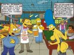  abraham_simpson barney_gumble carl_carlson cosmic cosmic_(artist) homer_simpson marge_simpson moe&#039;s_tavern moe_szyslak the_simpsons yellow_skin 