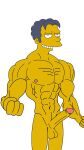  1boy moe_szyslak muscular the_simpsons 