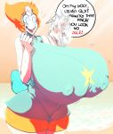 aqua_eyes orange_hair pearl short_hair steven_universe vhsdaii