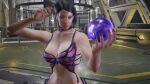  alluring bonus_costume butterfly_bra butterfly_outfit female_abs holding_crystal_ball holding_orb namco tekken tekken_7 zafina zafina_(tekken) 