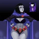 1_female 1_girl 1female 1girl big_breasts dc dc_comics female female_focus female_only female_solo raven_(dc) solo solo_female solo_focus teen_titans teen_titans_go tovio_rogers