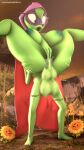  big_ass big_balls big_breasts big_penis big_testicles big_thighs friday_night_funkin furry green_shadow plants_vs_zombies plants_vs_zombies_heroes superhero zombie 