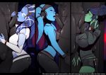 3_girls 3girls alenya_hirani closed_eyes dave_cheung dave_cheung_(artist) erection fellatio kelana_rin mirialan oral star_wars togruta twi'lek yara_larso