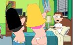 american_dad behind brother_and_sister flashing francine_smith hayley_smith mom_son steve_smith