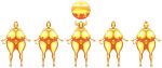 areolae ass beige_skin big_ass big_breasts black_eyes black_hair bluebullpen breasts chichi commission daughter dragon_ball dragon_ball_gt dragon_ball_super dragon_ball_z empty_eyes female gold gold_statue milf mind_control mother_and_daughter nipples statue thong topless year_of_the_ox