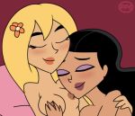 2girls danny_phantom nude paulina purfectprincessgirl sleeping star_(danny_phantom) yuri