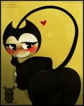  ass bendy_(batim) bendy_(bendy_and_the_ink_machine) bendy_and_the_ink_machine big_ass big_breasts breasts fredkakes genderswap nude pussy sideboob 