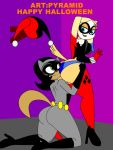 ass_grab batman_(series) big_ass brandy_and_mr._whiskers brandy_harrington catwoman catwoman_(cosplay) cosplay crossover dc dc_comics happy_halloween harley_quinn kitty_katswell pyramid_(artist) t.u.f.f._puppy yuri