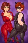 adult adult_female adult_only ange1witch ass aunt_cass big_breasts cameltoe cass_hamada halloween_costume helen_parr the_incredibles thighs