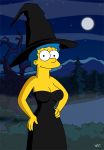 breast_expansion breasts dress gif marge_simpson nipples smile the_simpsons wvs