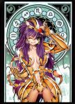 1girl bikini_armor genderswap revealing_clothes saint_seiya scorpio_milo