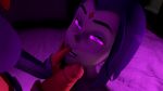  2girls 3d animated blackjr dc_comics erection fellatio female finger_in_mouth futanari futanari_on_female large_penis mostly_nude nude oral penis penis_kiss raven_(dc) sound source_filmmaker starfire teen_titans video webm 