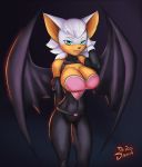 rouge the bat from sega by dareddakka (artist)