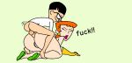 anal anal_penetration anal_sex big_ass closed_eyes dexter's_laboratory dexter's_mom doggy_position gif mandark milf orange_hair spartan927