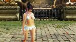 1girl alluring aura bikini black_and_red_and_purple_hair facial_markings hot insanely_hot kunimitsu_ii kunoichi lavender_eyes namco pareo pareo_bikini sexy tekken tekken_7 voluptuous