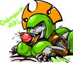  armor green_eyes helmet hentai-foundry licking_penis long_tongue necron paizufella paizuri robot robot_girl robot_humanoid robot_joints skeenlangly text tonguejob very_long_tongue warhammer_(franchise) warhammer_40k 