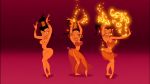 3girls aladdin_(series) breasts disney edit female female_only genie's_belly_dancers nipples nude