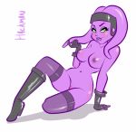 1girl alien boots breasts female female_alien female_only gloves hackman23 nude star_wars stockings twi'lek white_background