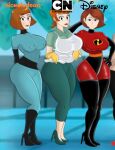  3_girls big_ass big_breasts breasts brown_hair bust busty cartoon_network clothing cropped crossover curves curvy curvy_female curvy_females curvy_figure curvy_hips danny_phantom dexter&#039;s_laboratory dexter&#039;s_mom disney disney_channel edited elastigirl female female_only heels helen_parr heroine high_heels hips hourglass_figure huge_ass huge_breasts huge_thighs looking_at_viewer lord_lince madeline_fenton mature mature_female mature_woman milf mother multiple_girls nickelodeon nipple_bulge orange_hair pixar short_hair superhero superheroine the_incredibles thick_thighs voluptuous wide_hips 