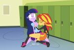  2_girls breast_feeding breast_sucking cum drinking dripping equestria_girls female_only friendship_is_magic human my_little_pony older older_female purple_eyes purple_hair sunset_shimmer supersouthmoor twilight_sparkle_(mlp) young_adult young_adult_female young_adult_woman yuri 