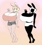  angstrom barefoot bunny_ears edit huge_breasts hyper_breasts lagomorph smile 