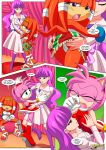 amy_rose bbmbbf kirakira_precure_a_la_mode kotozume_yukari mobius_unleashed palcomix precure pretty_cure sega sonic_(series) sonic_the_hedgehog_(series) sonically_sapphic_story tikal_the_echidna