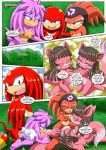 archie_comics bbmbbf comic furry julie-su knuckles_the_echidna leeta leeta_wolf lyco lyco_wolf mobius_unleashed palcomix sega shade_the_echidna sonic_(series) sonic_the_hedgehog_(series) sonic_xxx_project_4