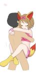 1boy 1girl closed_eyes clothed_female_nude_male cosplay dress female female_human human human/human implied_sex jorojoro leg_lock legs_up male male/female male_human pokemon serena serena_(pokemon) short_hair