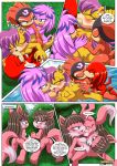 archie_comics bbmbbf comic furry julie-su knuckles_the_echidna leeta leeta_wolf lyco lyco_wolf mina_mongoose mobius_unleashed palcomix sega shade_the_echidna sonic_(series) sonic_the_hedgehog_(series) sonic_xxx_project_4