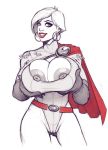 big_breasts breasts dc dc_comics devil_hs kara_zor-l karen_starr looking_at_viewer nipples power_girl