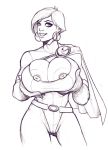 big_breasts breasts dc dc_comics devil_hs kara_zor-l karen_starr looking_at_viewer nipples power_girl