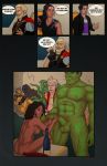 bruce_banner dark-skinned_female dark_skin double_footjob elmrtev footjob green_skin handjob hulk marvel marvel_comics thor:_ragnarok thor_(series) thor_odinson valkyrie_(marvel)