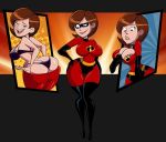 ass ass_crack big_ass big_breasts big_butt boots bra breasts brown_eyes brown_hair butt cleavage disney elastigirl eyebrows eyelashes female grimphantom hair helen_parr high_heel_boots high_heels hips lingerie lips mask milf mom mommy mother mrs._incredible panties parent pixar sexy_ass sexy_breasts sexy_legs sexy_pose shoes short_hair spandex superheroine the_incredibles thicc thick thick_thighs thighs thong underwear wide_hips