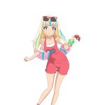  1girl :) bracelet cleavage cristy_(artist) deviantart fellatio holding_poke_ball lisa lisa_(pokemon) looking_at_viewer multicolored_hair oral png poke_ball pokemon pokemon:_kimi_ni_kimeta pokemon:_kimi_ni_kimeta! pokemon_(anime) pokemon_(movie) rule_8 smile transparent_background viper3n3n3 wristband 