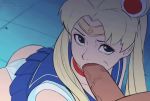  1_boy 1_girl 1boy 1girl 2d_animation animated anythinggoes bishoujo_senshi_sailor_moon blonde blonde_hair blue_skirt curvy doggy_position double_bun exposed_panties fellatio female has_audio huge_ass long_blonde_hair long_hair long_twintails looking_at_partner male male/female oral oral_sex panties sailor_moon serafuku skirt_lift sleeveless_shirt sucking_penis tagme tiara tsukino_usagi twintails usagi_tsukino veiny_penis webm white_panties 