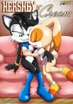 2_girls 2girls archie_comics bbmbbf breast_licking comic cover_page cream_the_rabbit female/female female_only hershey_n'_cream hershey_the_cat mobius_unleashed palcomix sega sonic_(series) sonic_the_hedgehog_(series) yuri