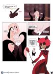 alastor_(hazbin_hotel) charlie_morningstar_(hazbin_hotel) comic devil dilf hazbin_hotel nude_female ohiekhe vivzmind white_skin